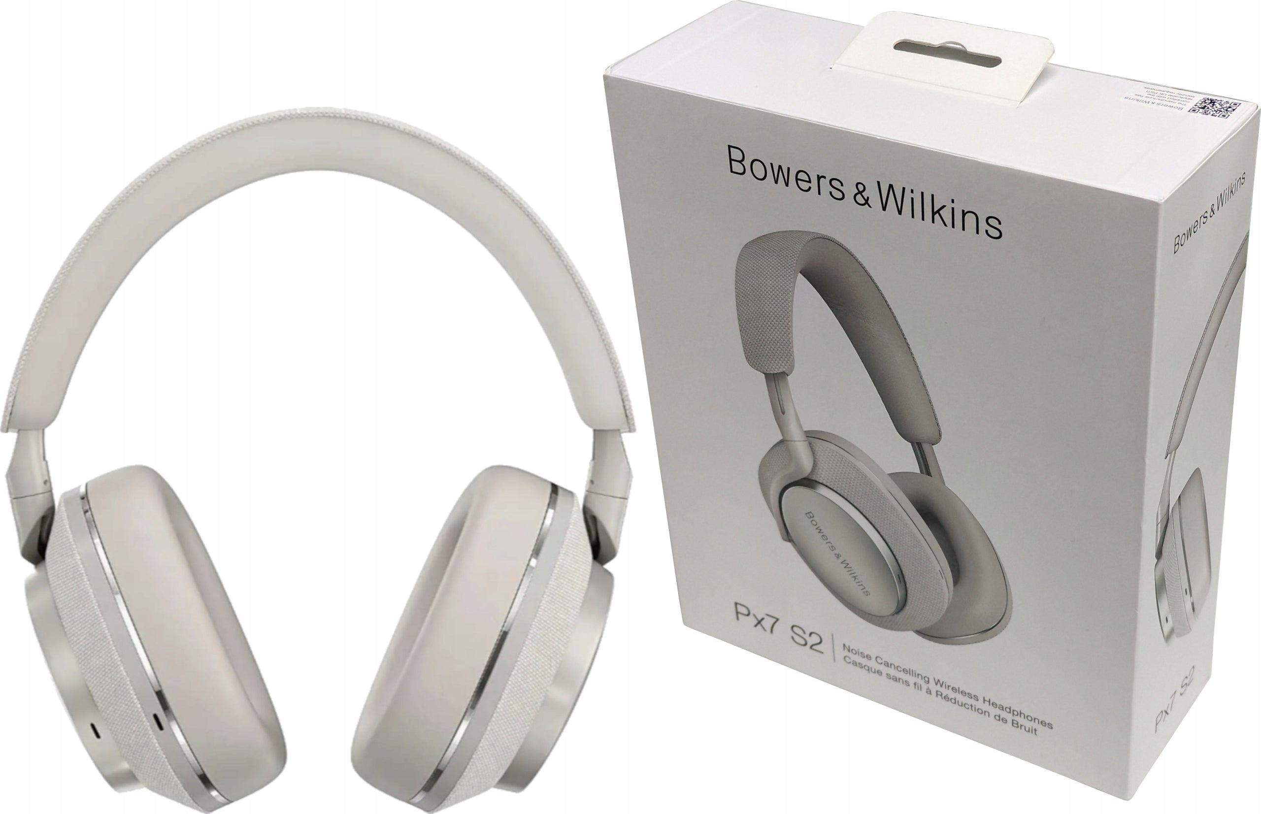 WIRELESS HEADPHONES BOWERS & WILKINS PX7 S2 BLUETOOTH 5.2 GREY