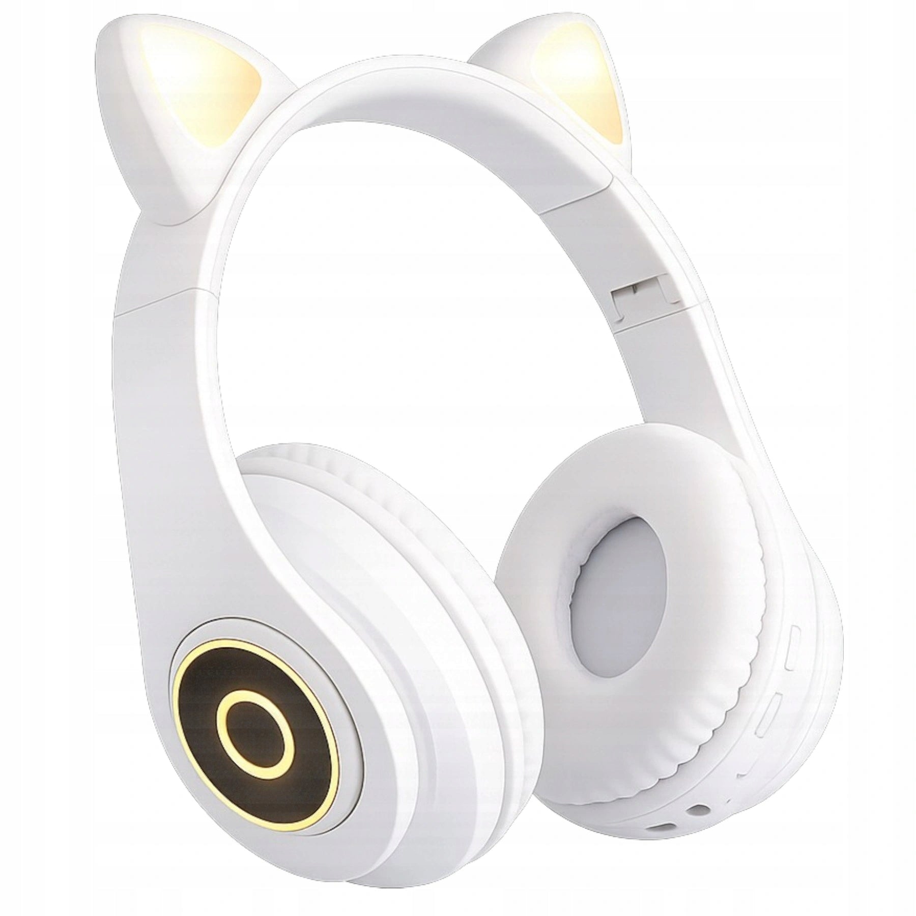 WIRELESS HEADPHONES FOR CHILDREN WITH MICROPHONE CAT EARS LED ON-EAR B39 Packaging status original