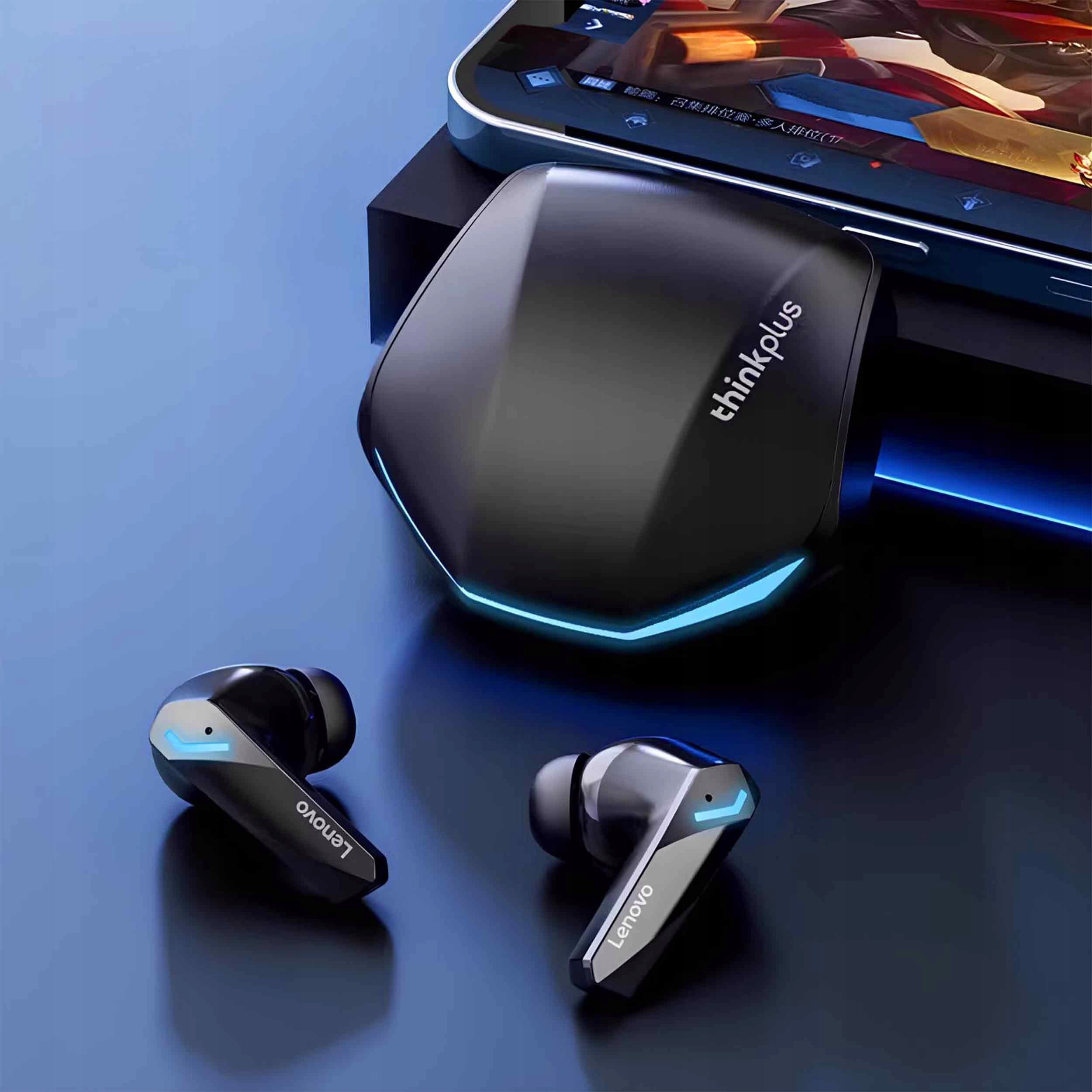 WIRELESS HEADPHONES LENOVO GM2 PRO BLUETOOTH 5.3 GAMING SPORTS IPX Packaging status original