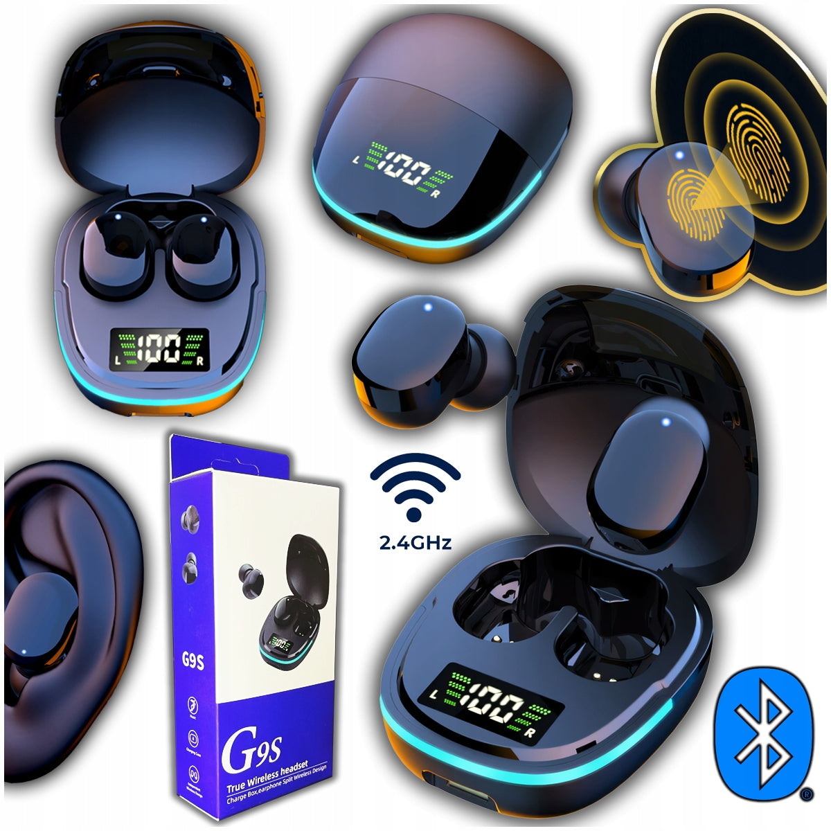 WIRELESS IN-EAR HEADPHONES - G9S