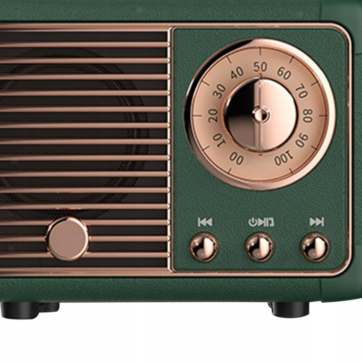 WIRELESS KARAOKE SPEAKER BT VINTAGE RETRO STYLE 400MAH 5V 3W GREEN Manufacturer code 5906896111927