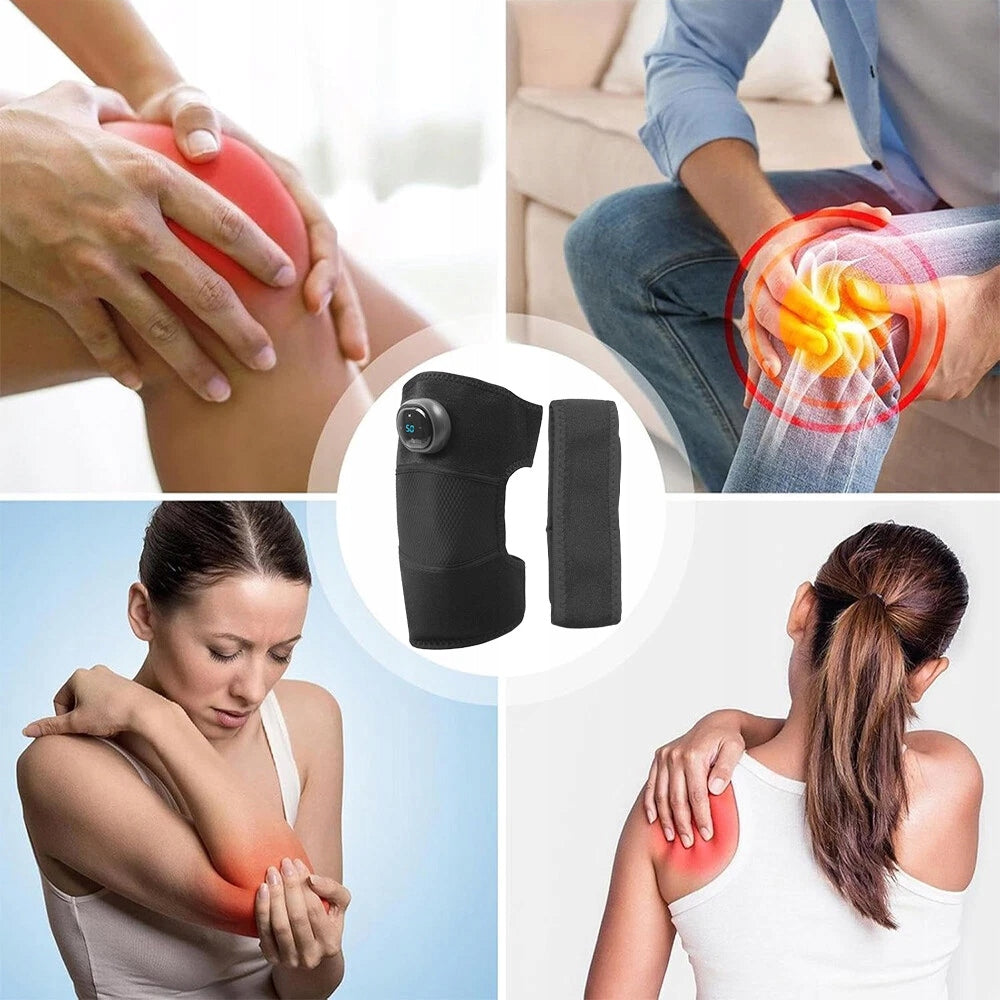 WIRELESS KNEE MASSAGER WITH MAGNETIC POUCH 5 HEATING MODES Packaging status original