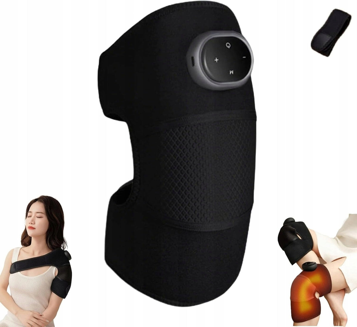 WIRELESS KNEE MASSAGER WITH MAGNETIC POUCH 5 HEATING MODES
