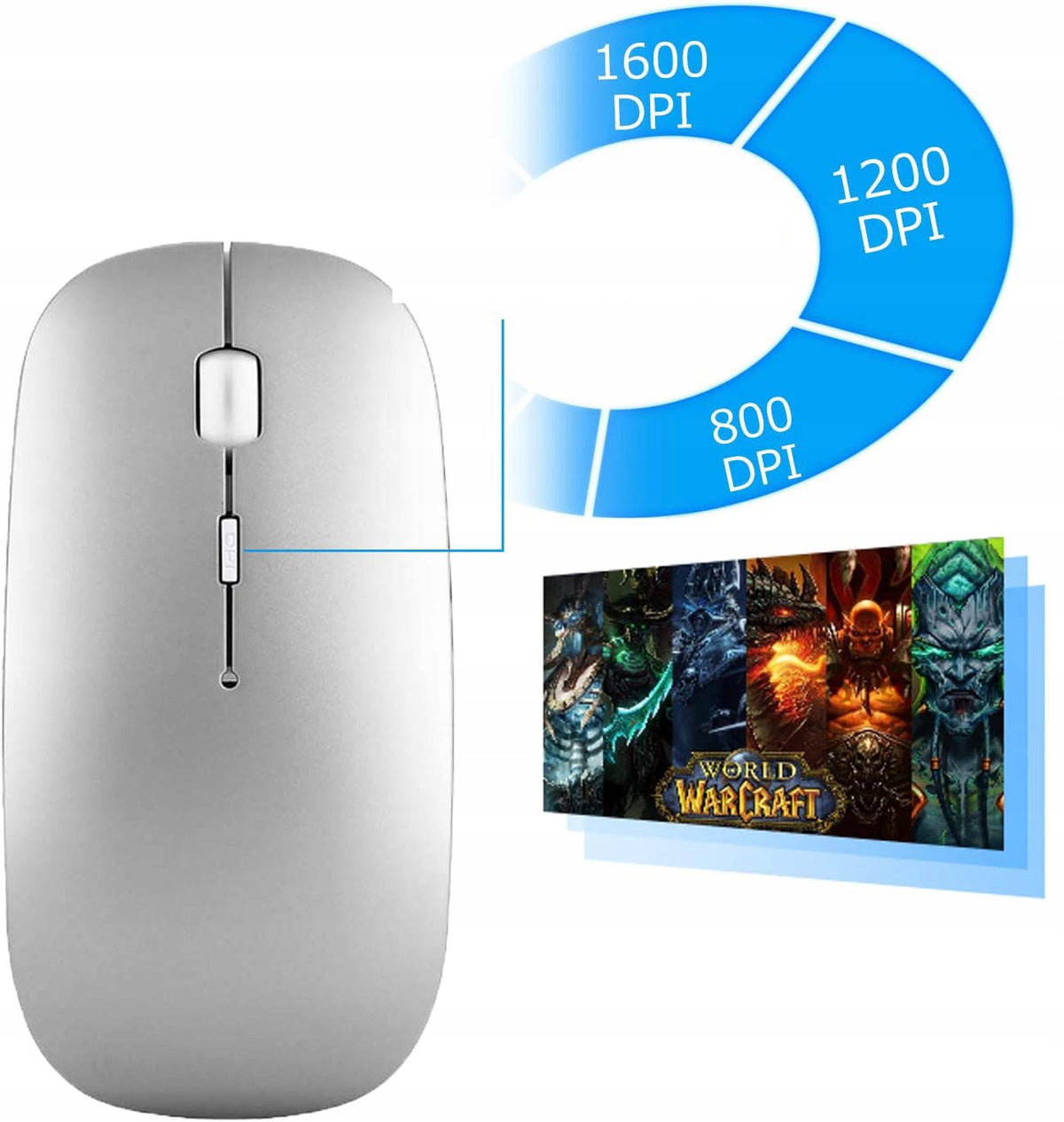 WIRELESS MOUSE FOR APPLE TO MACBOOK Model MYSZ MYSZKA