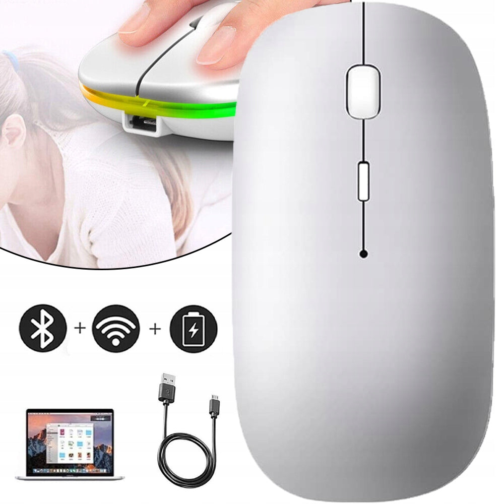 WIRELESS MOUSE WITH USB RECEIVER, FOR LAPTOP, COMPUTER, WINDOWS, MAC