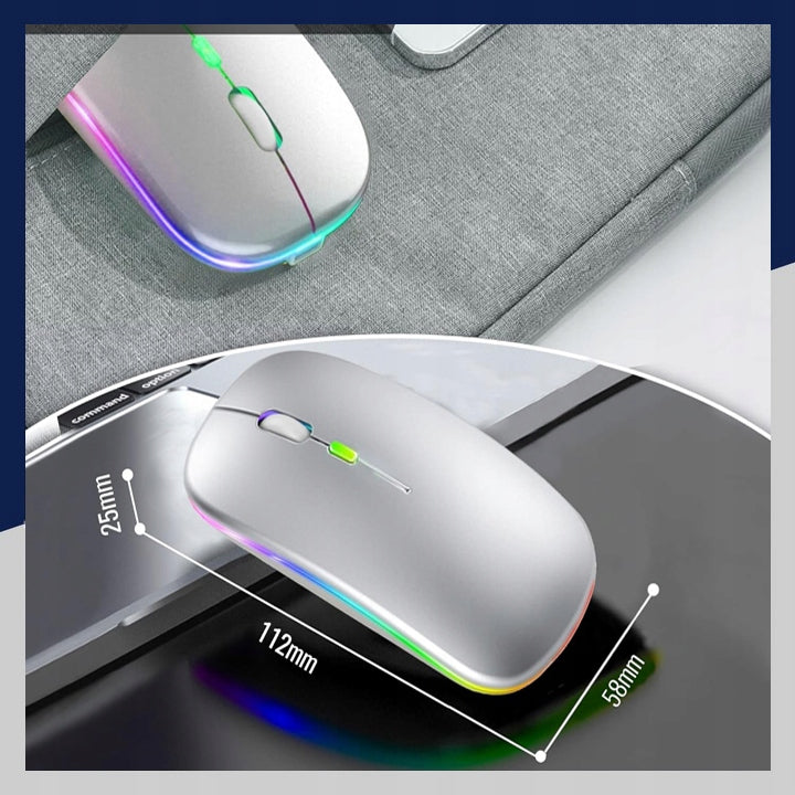 WIRELESS MOUSE micro USB OPTICAL RGB BLUETOOTH COMPUTER Manufacturer code fa486