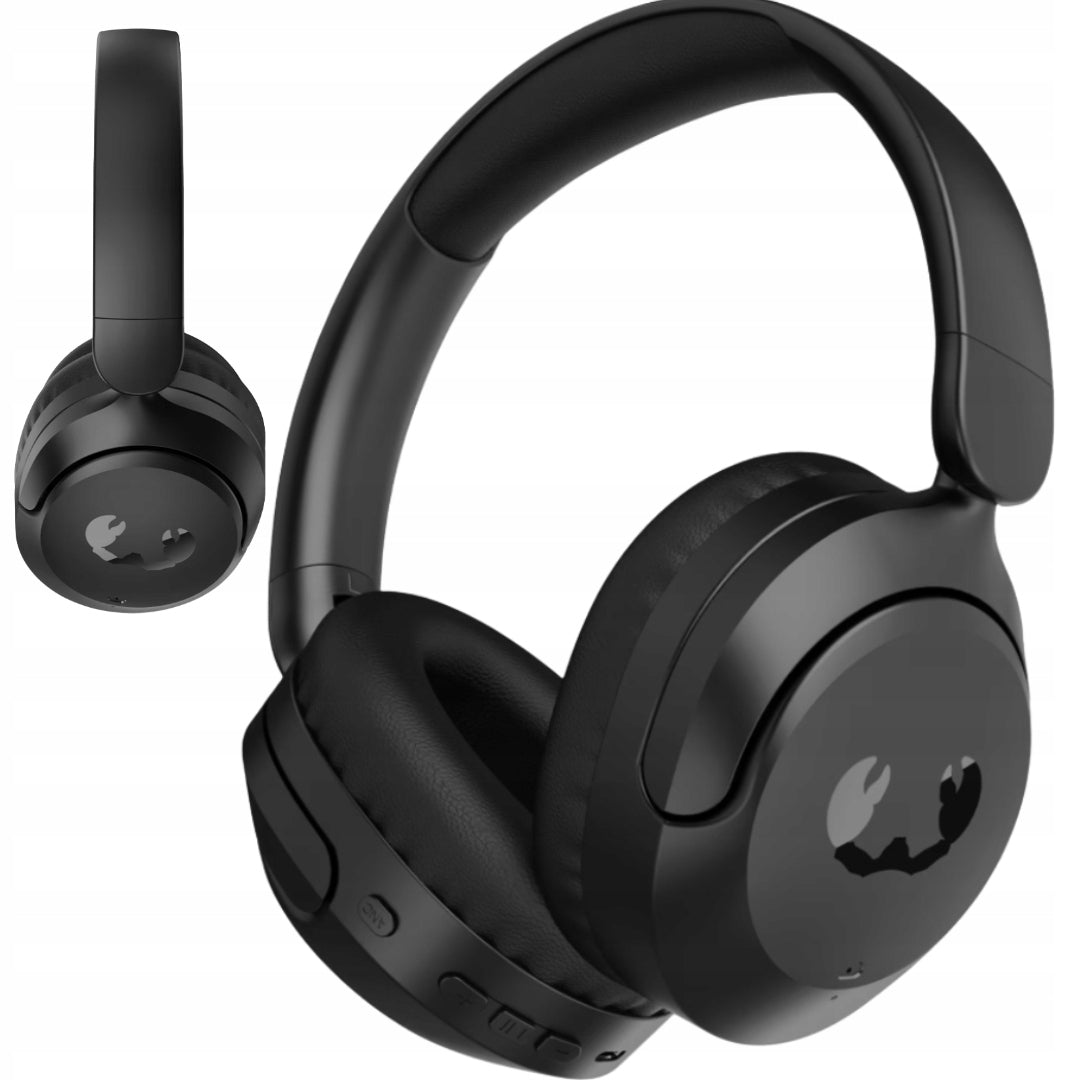 WIRELESS ON-EAR HEADPHONES HYBRID NOISE CANCELLATION ANC 55H BLACK