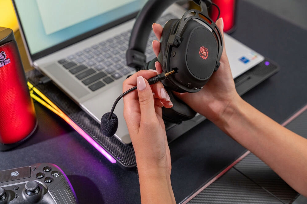 WIRELESS ON-EAR HEADPHONES MAD DOG GH950 GAMING RGB WITH MICROPHONE Manufacturer code e1727566