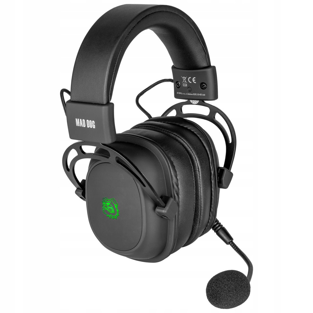 WIRELESS ON-EAR HEADPHONES MAD DOG GH950 GAMING RGB WITH MICROPHONE