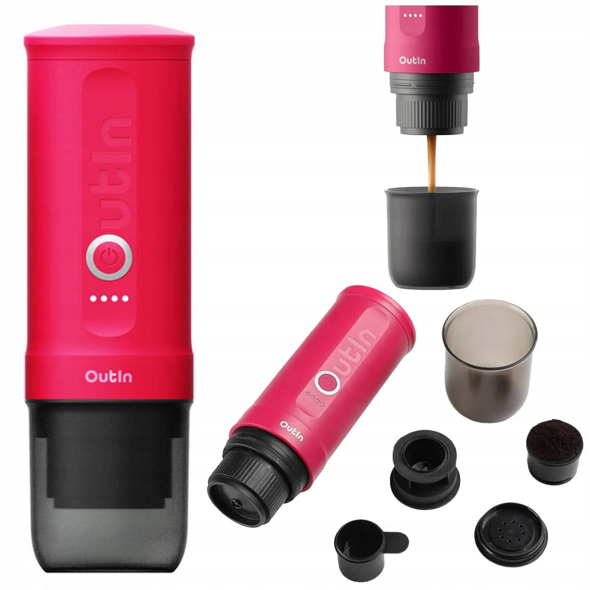 WIRELESS PORTABLE COFFEE MAKER POWERBANK 7500mah OUTIN NANO