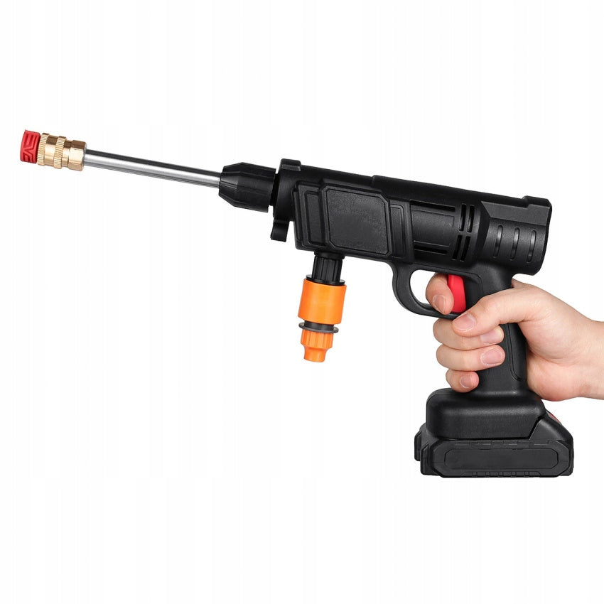 WIRELESS PRESSURE WASHER FOR GARDEN, POWER CUBE WINDOWS Manufacturer code CIŚNIENIOWA MYJKA NA AKUMULATOR DYSZE KVASARO