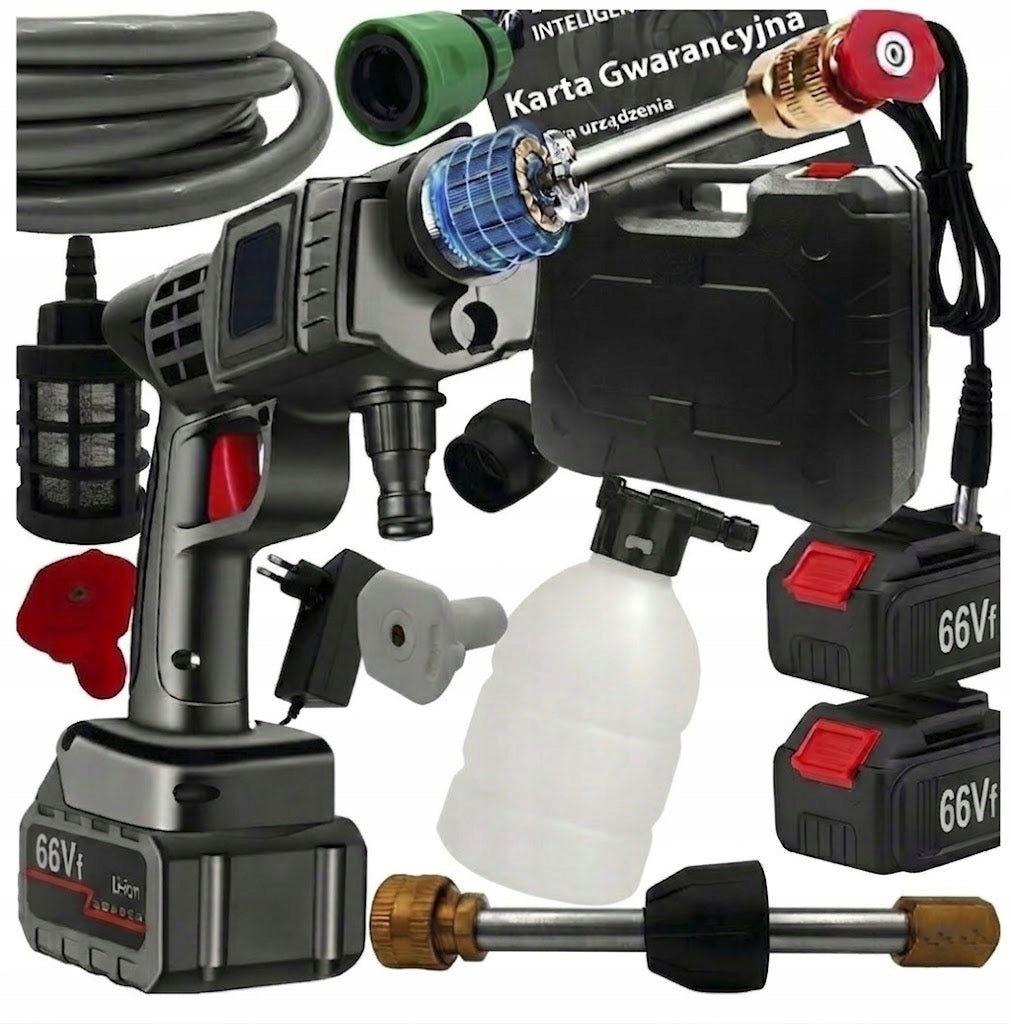 WIRELESS PRESSURE WASHER FOR GARDEN, POWER CUBE WINDOWS