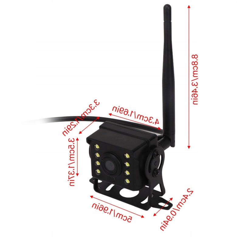WIRELESS REVERSING CAMERA FOR BUSES, TRUCKS WIFI HD IR 12V-24V Manufacturer code BRN 12V-24V