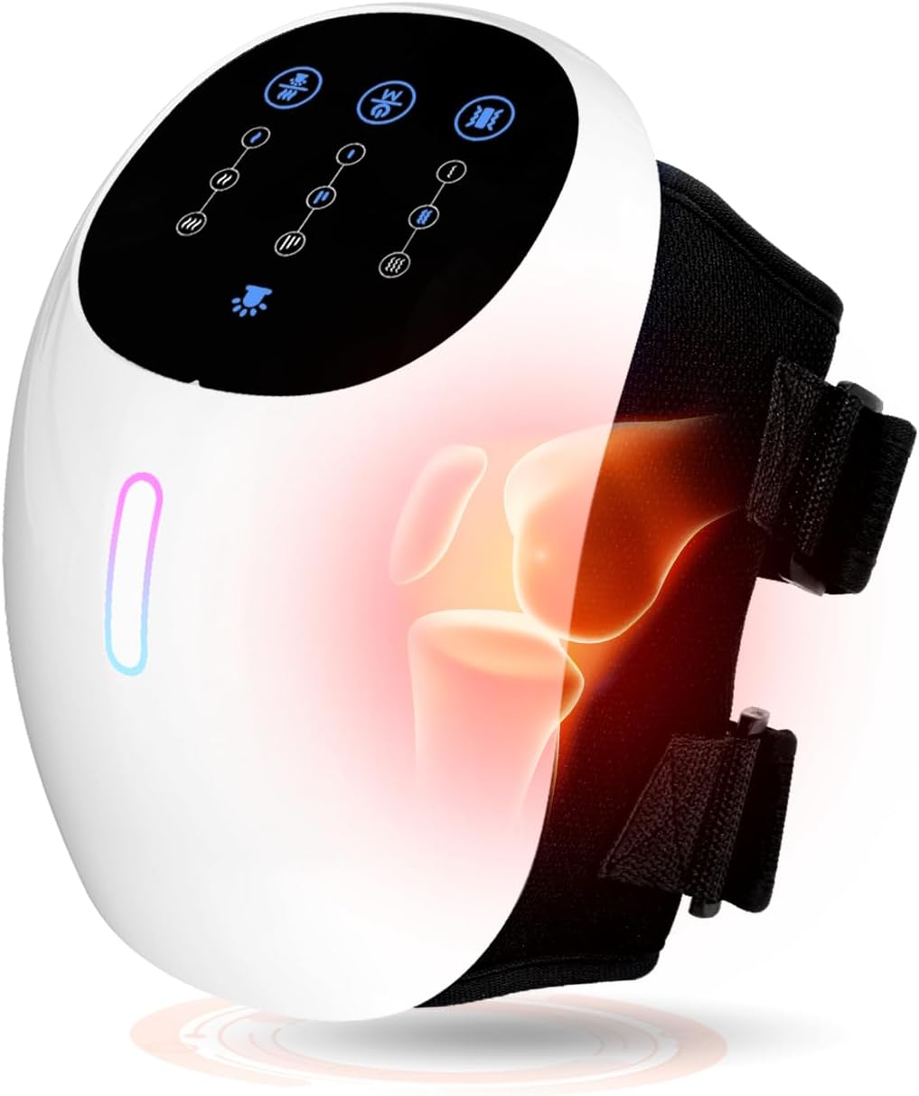 WIRELESS Rehabilitation Massager ELBOW BRACE KNEE PAIN LASER IR Manufacturer code BEZPRZEWODOWY MASAŻER KOLAN