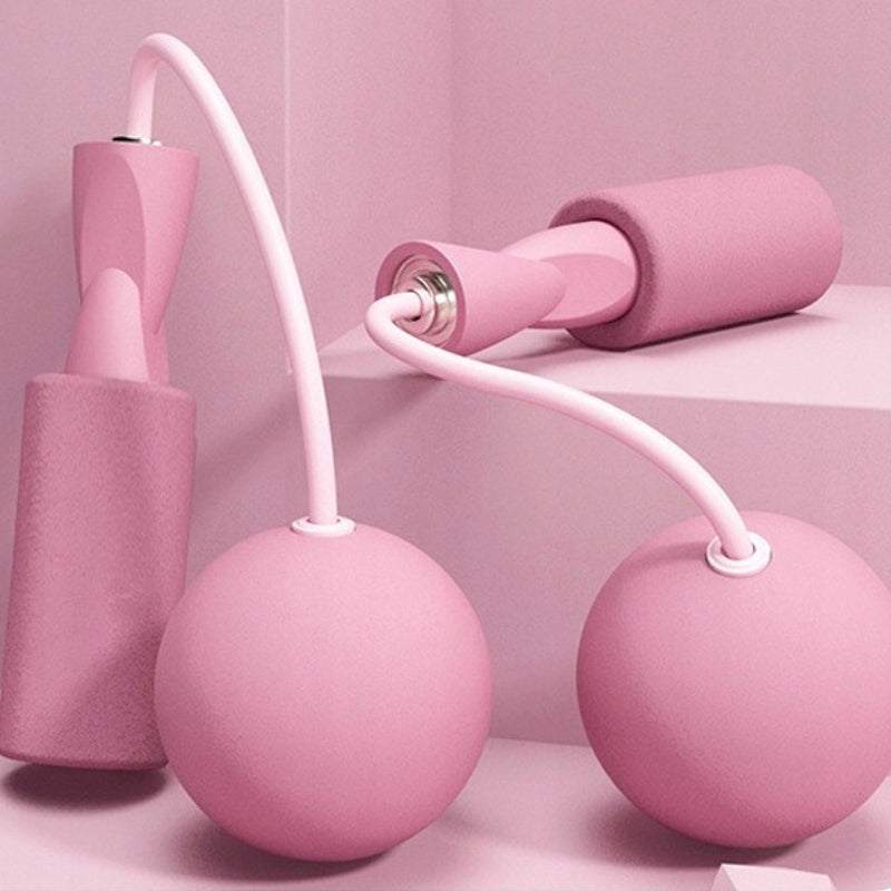 WIRELESS SKIPPING ROPE WITHOUT ROPE WITH BALLS CARDIO FITNESS TRAINING ROSE V Brand no brand