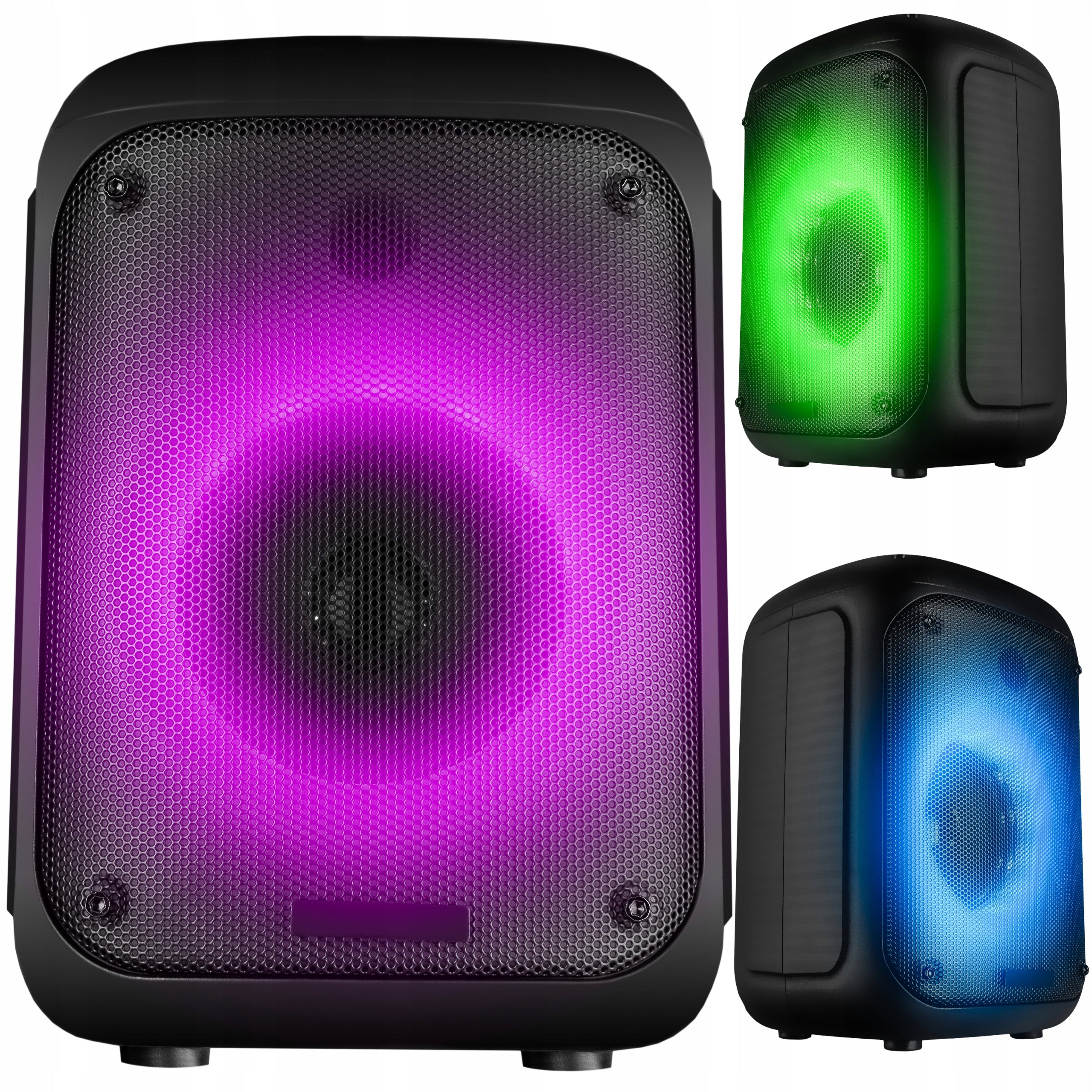 WIRELESS SPEAKER 1000W BLUETOOTH PORTABLE RADIO FM USB SD MOBILE LED