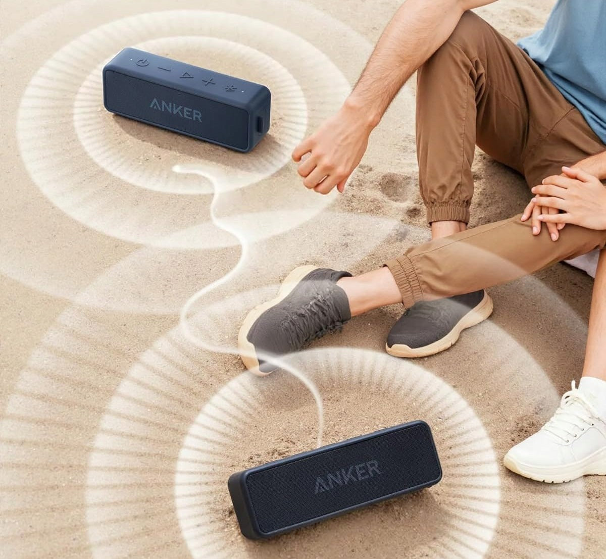 WIRELESS SPEAKER ANKER SOUNDCORE 2 12W IPX7 BLUETOOTH NAVY Model SoundCore 2