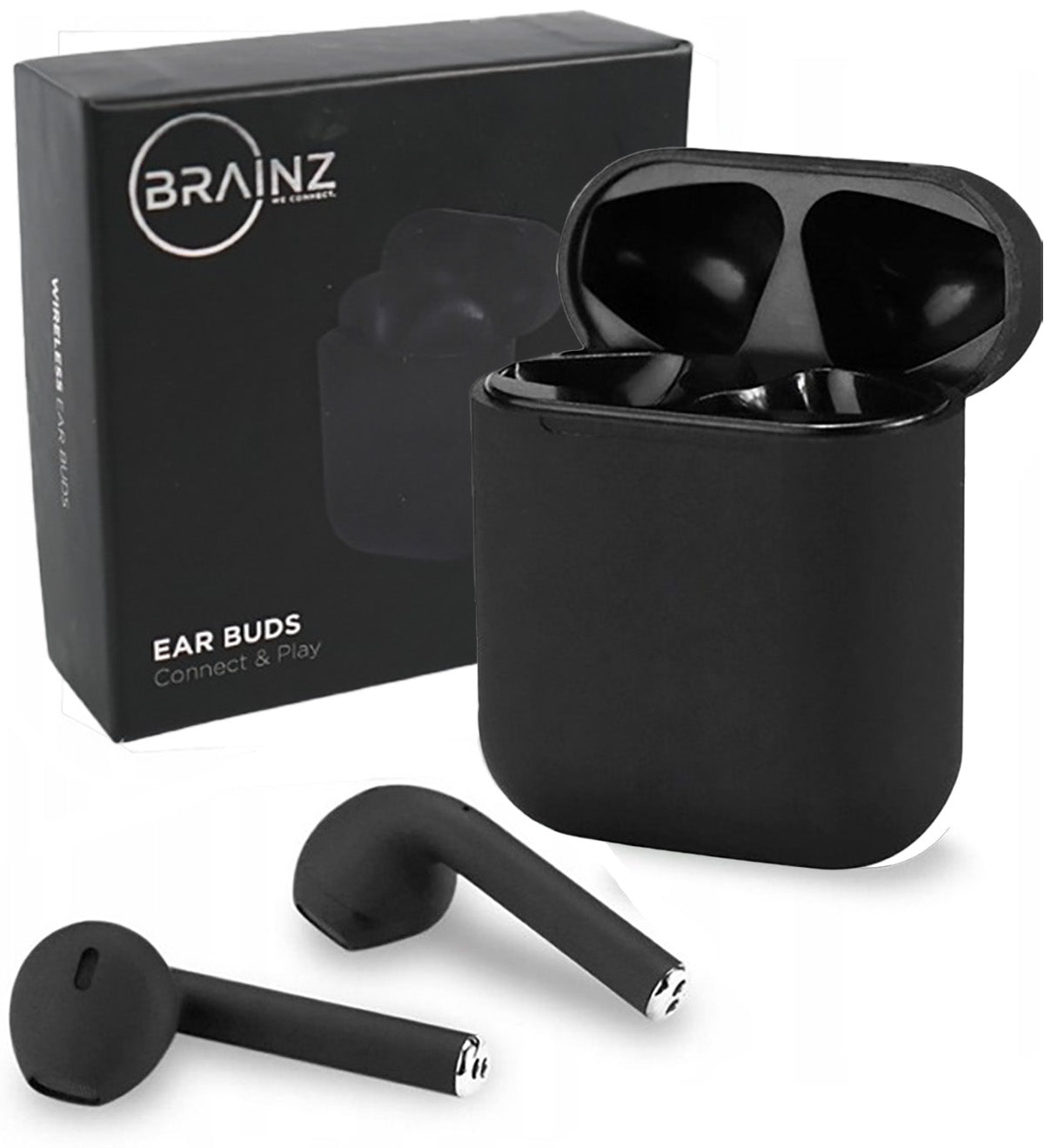 WIRELESS SPEAKER BLUETOOTH BASS CHARGE +WIRELESS HEADPHONES BLACK Batteries included yes