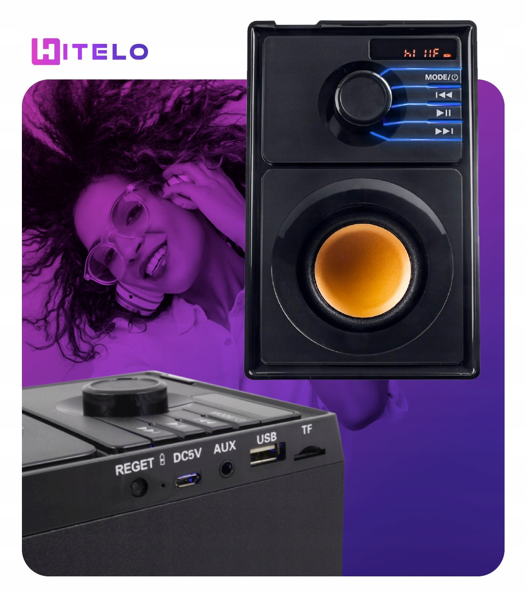 WIRELESS SPEAKER BLUETOOTH BOOMBOX PORTABLE SPEAKER 800W COLUMN Manufacturer code 5905937492162
