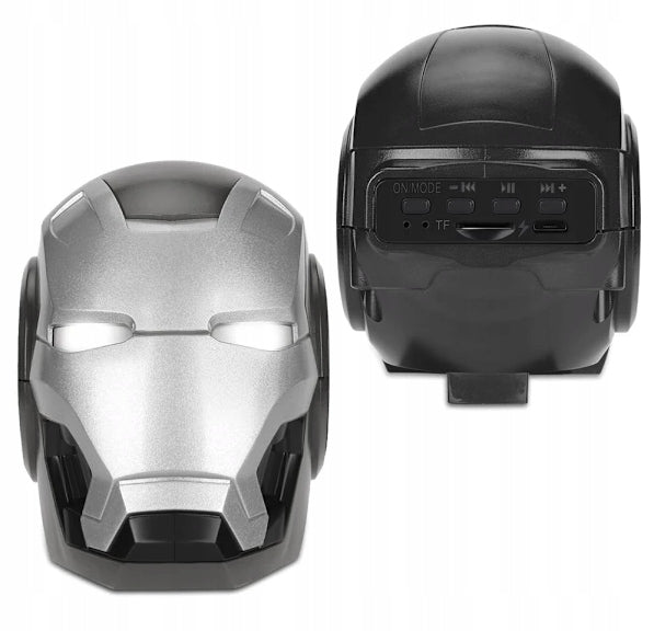WIRELESS SPEAKER BLUETOOTH IRON MAN TRANSFORMERS GIFT SILVER EAN (GTIN) 5906703034302