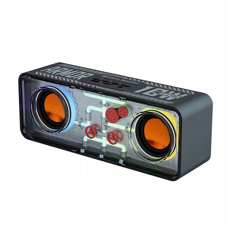 WIRELESS SPEAKER CYBERPUNK A39 STYLISH STRONG BLUETOOTH RGB 10W BLACK