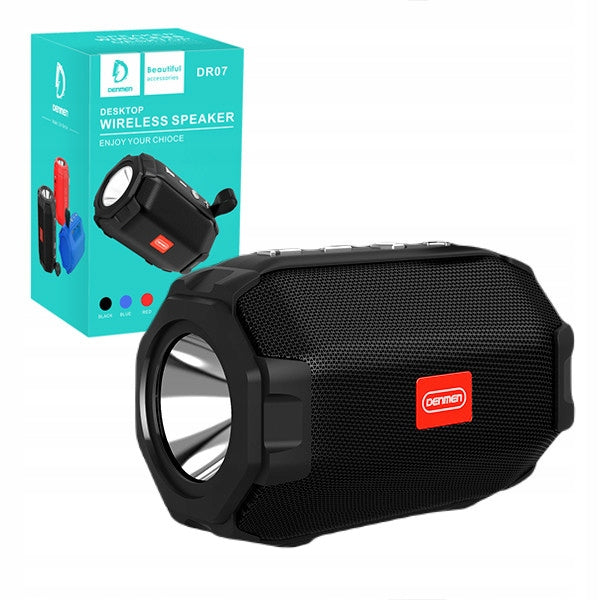 WIRELESS SPEAKER PORTABLE BLUETOOTH BOOMBOX RADIO FM USB AUX FLASHLIGHT