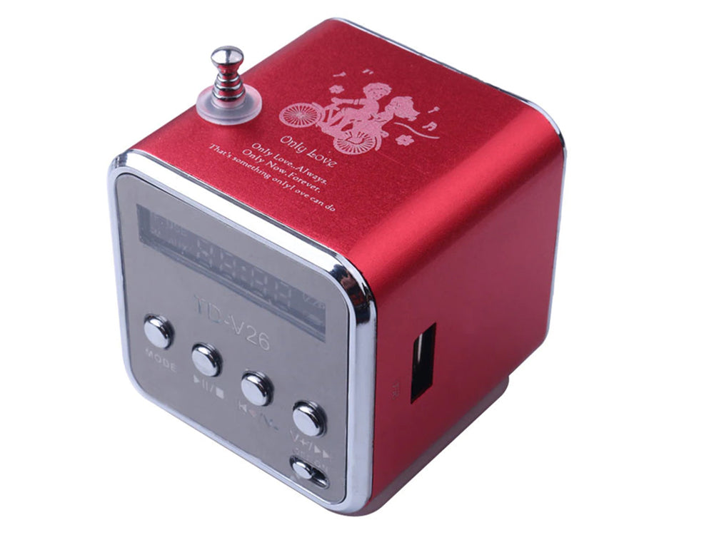 WIRELESS SPEAKER PORTABLE MINI RADIO FM LED BLUETOOTH MOBILE MICROSD Model other