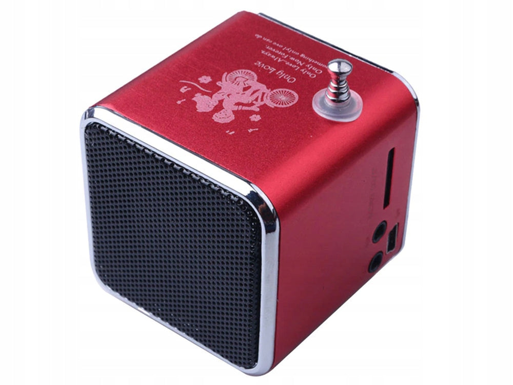WIRELESS SPEAKER PORTABLE MINI RADIO FM LED BLUETOOTH MOBILE MICROSD Packaging status original