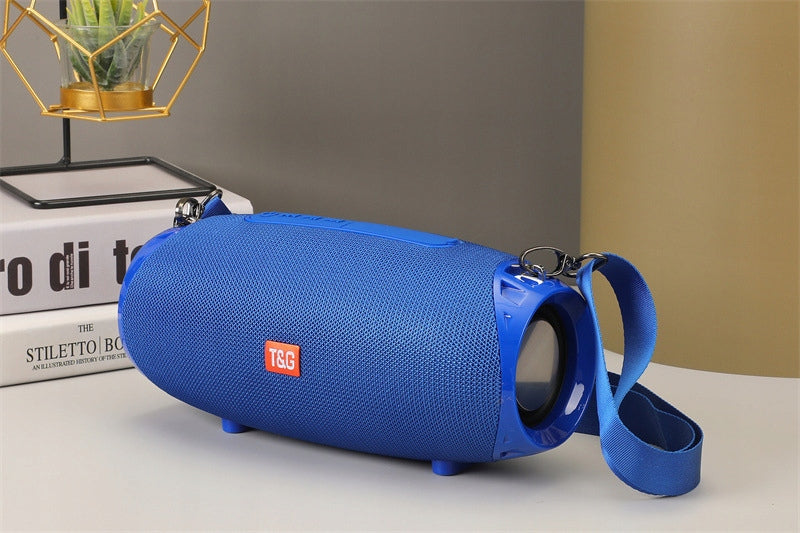 WIRELESS SPEAKER T&G TG534 BASS RADIO BLUETOOTH MICROPHONE BLUE Packaging status original