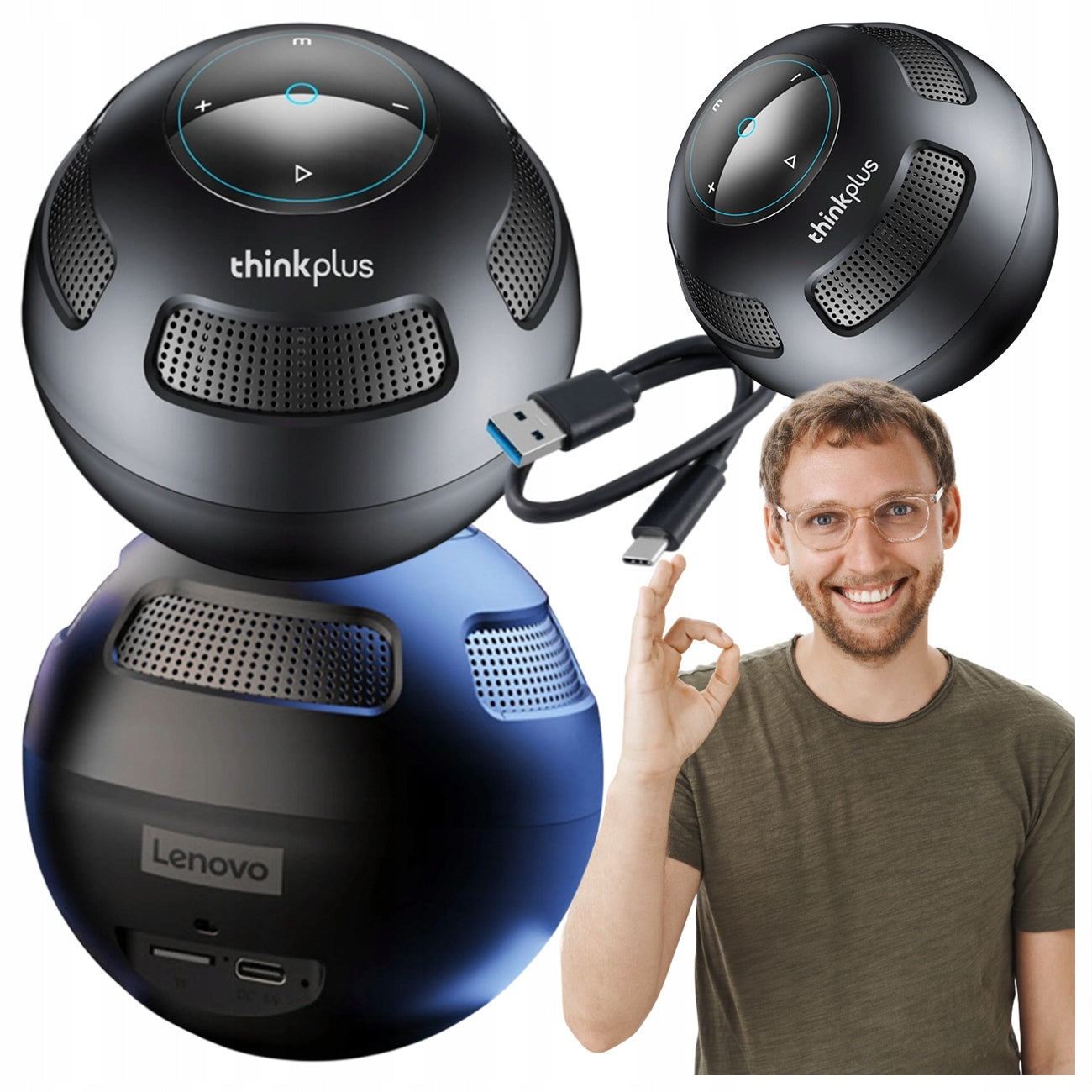 WIRELESS SPEAKER WITH SOUND 360 STRONG BASS BLUETOOTH MP3 TWS MINI