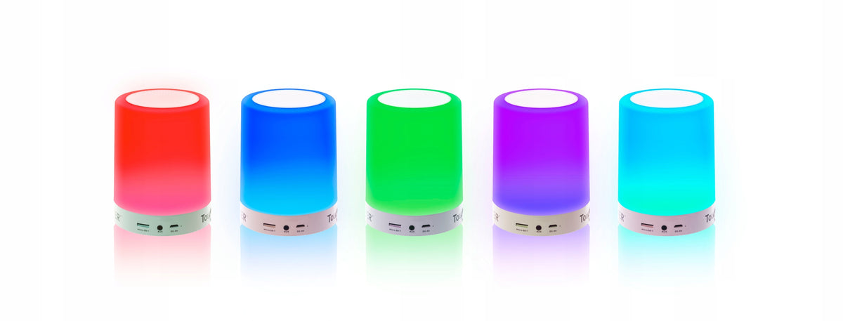 WIRELESS SPEAKER changes colors Touch Hykker