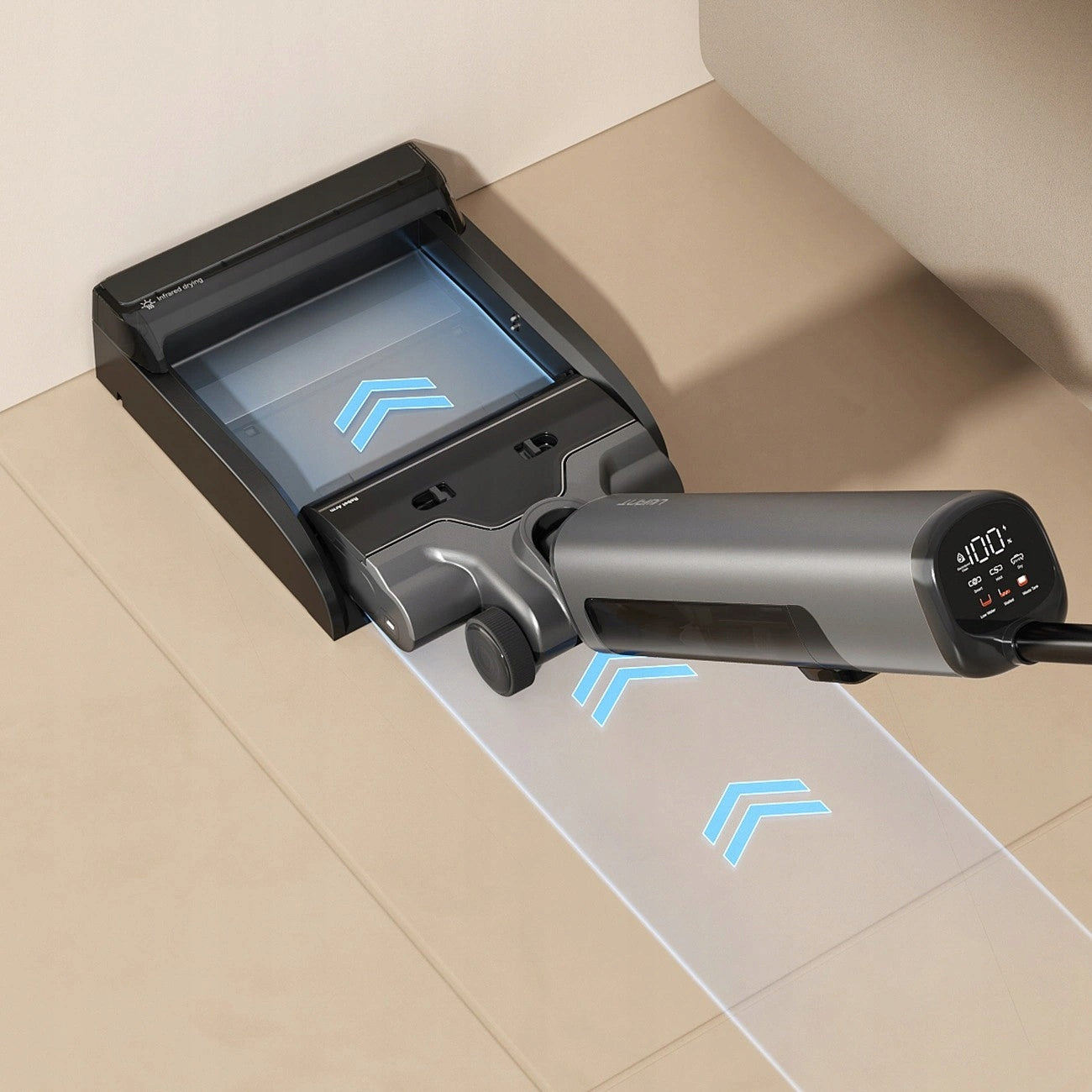 WIRELESS VERTICAL VACUUM CLEANER MOPPING 2in1 UWANT D800 LED FLAGSHIP Manufacturer code 6978934860974