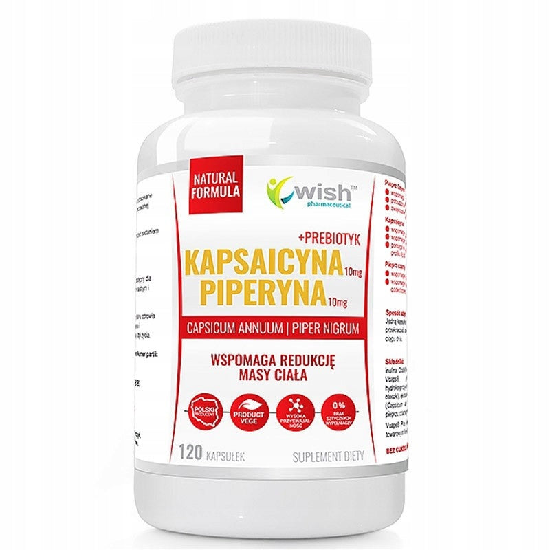 WISH CAPSAICIN+PIPERINE 120CAP SLIMMING