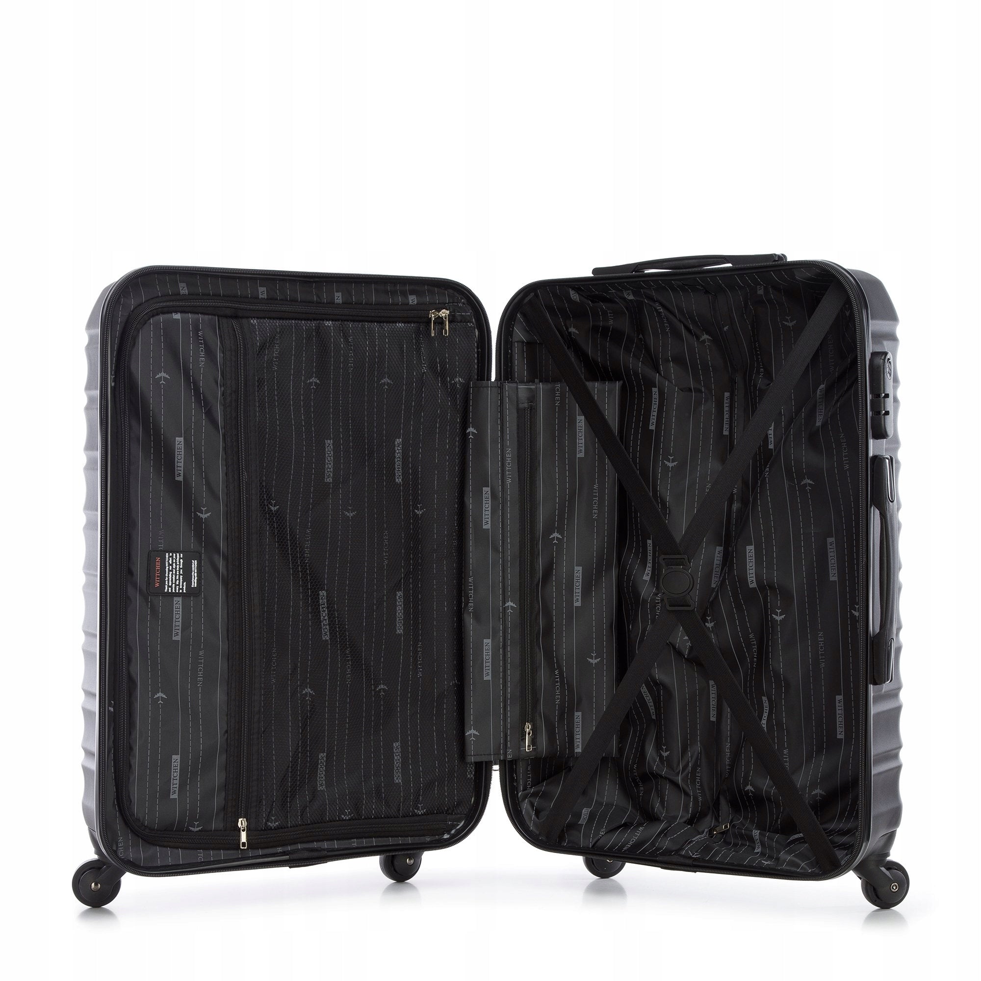 WITTCHEN Set of ABS suitcases with ribbed Width (longer edge) 52 cm