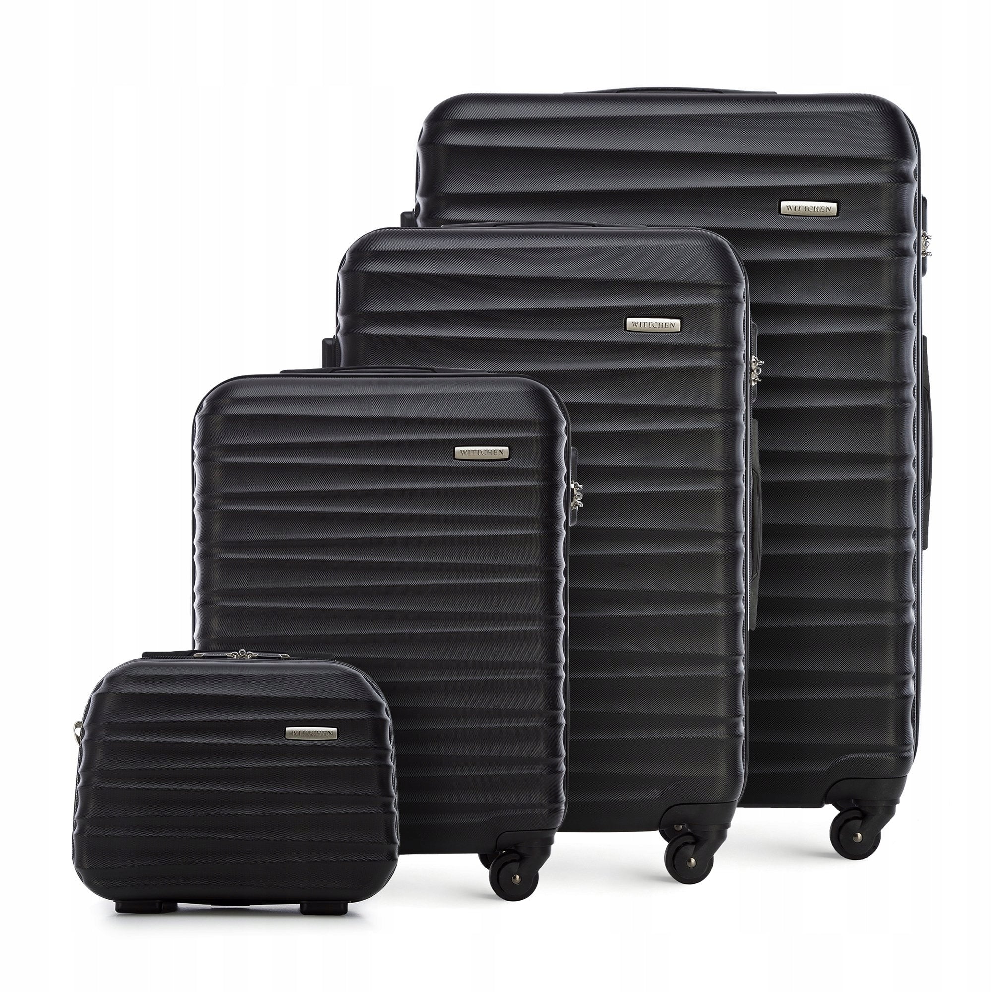 WITTCHEN Set of ABS suitcases with ribbed