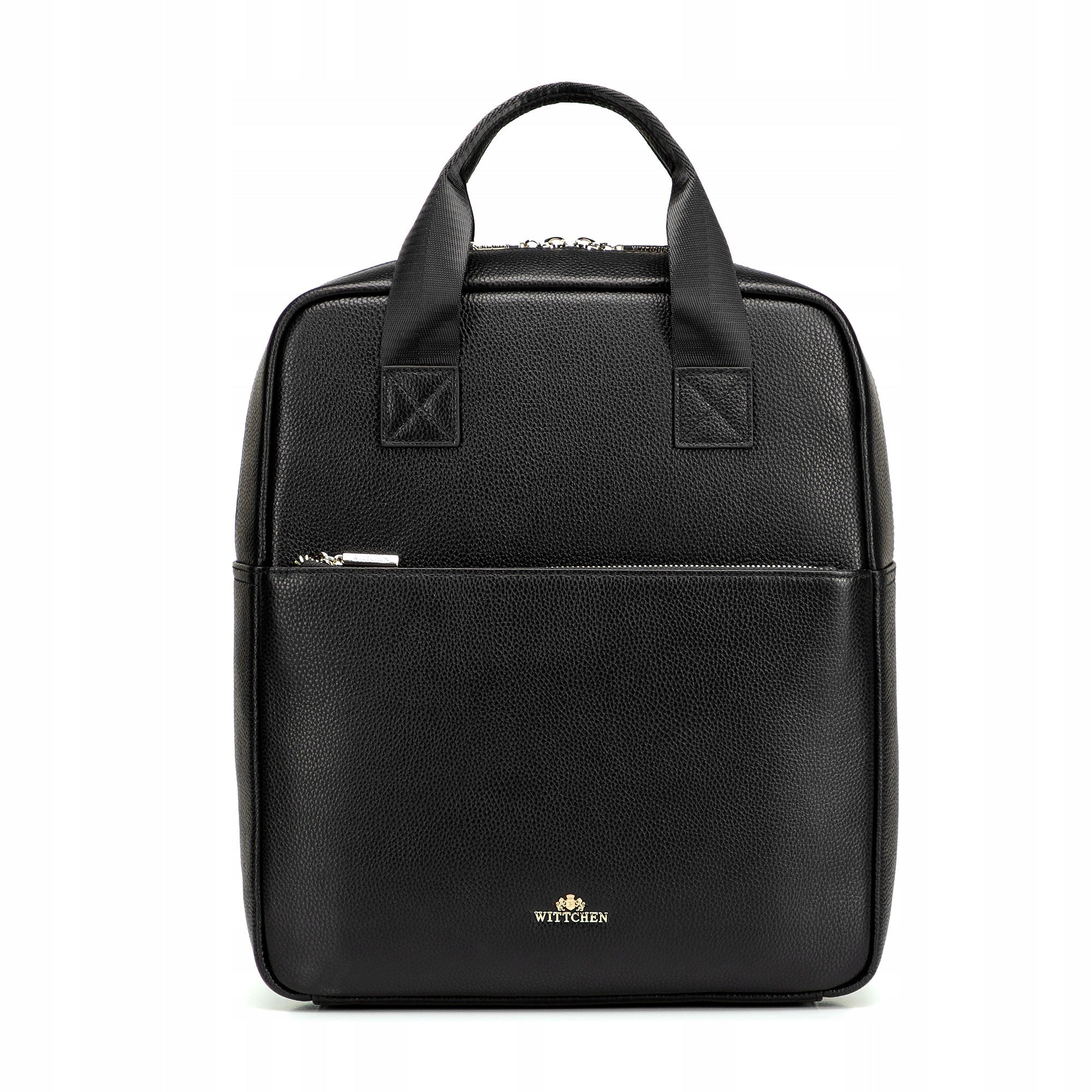 WITTCHEN elegant women's backpack in natural leather for laptop 15" black
