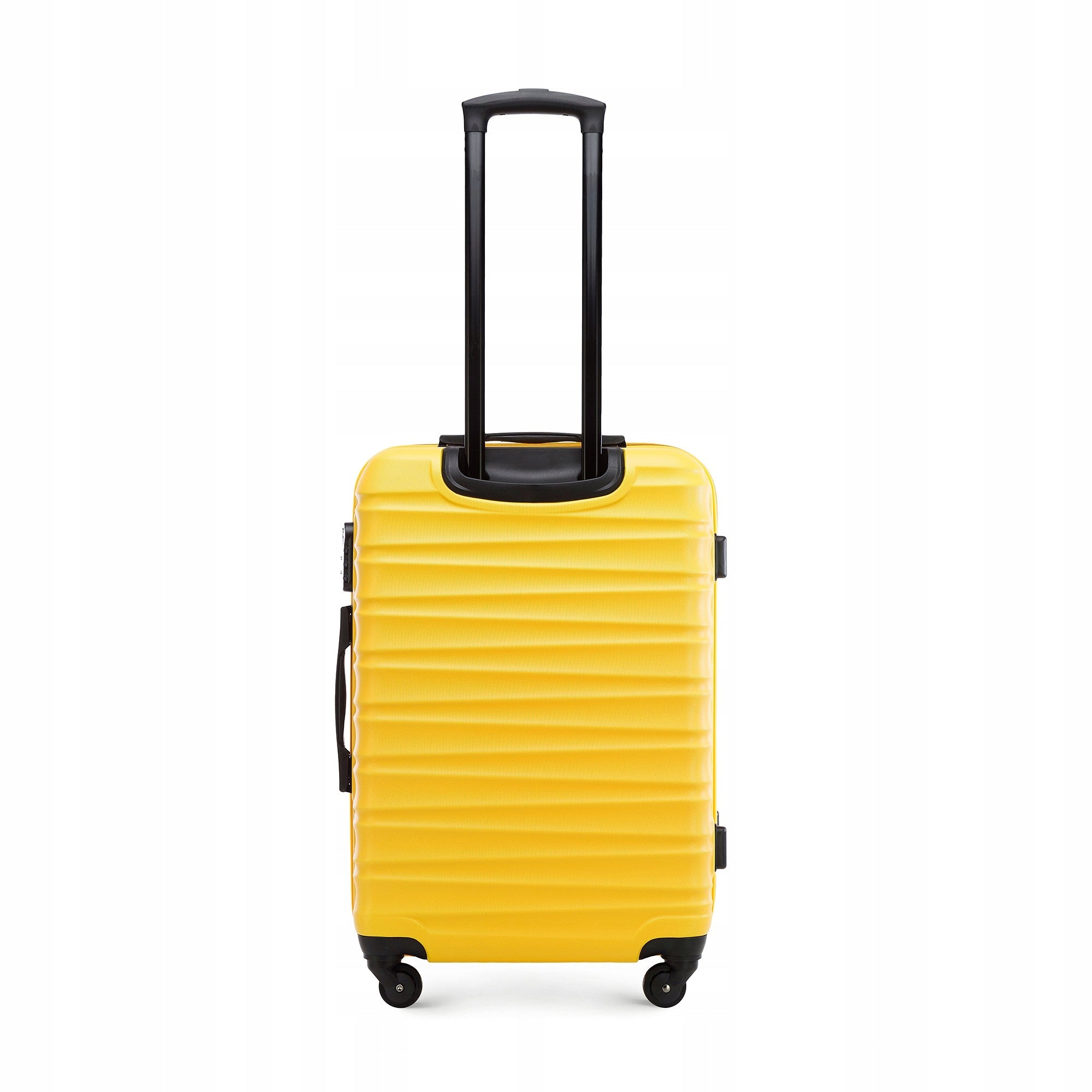 WITTCHEN medium ABS suitcase ribbed yellow Model 56-3A-312-
