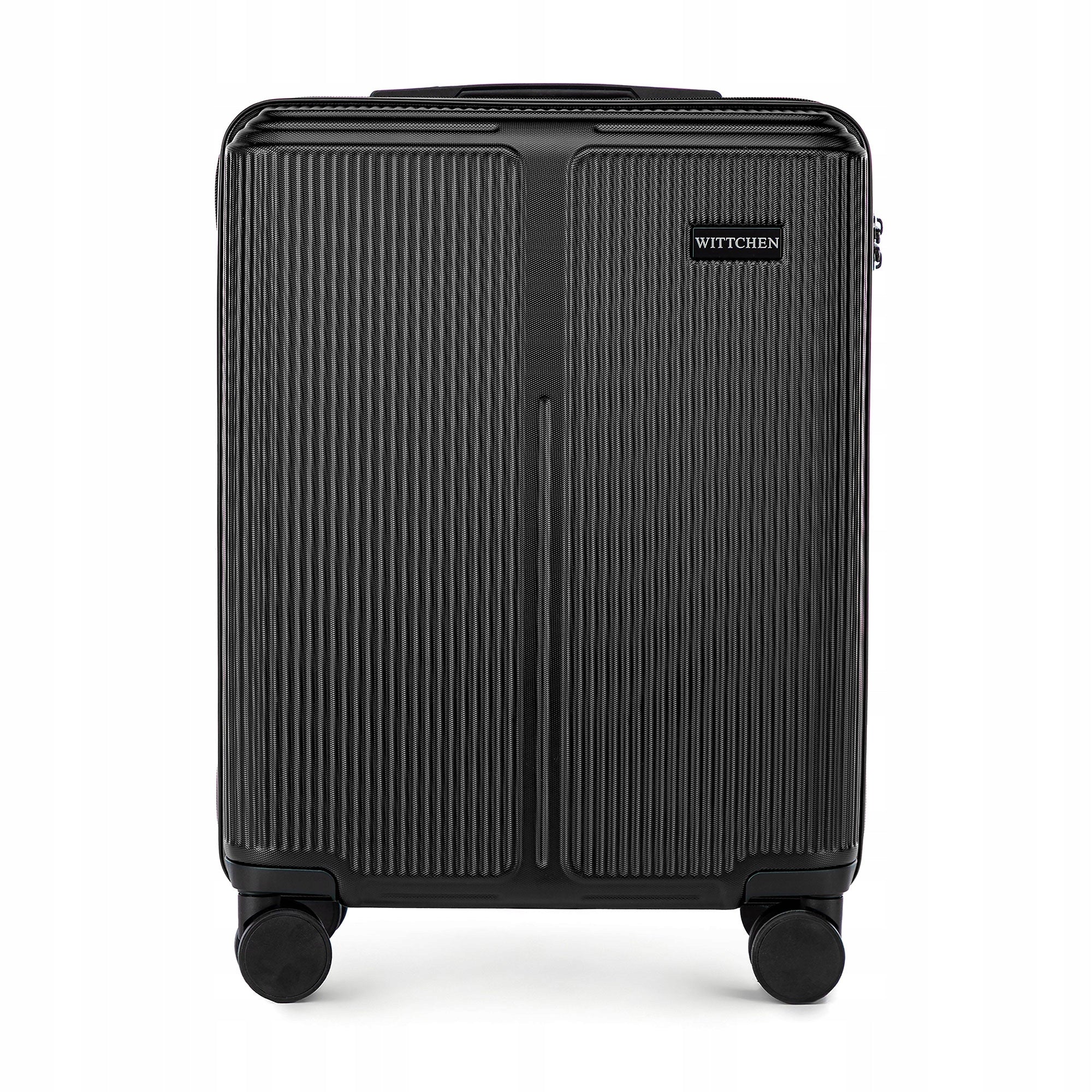 WITTCHEN small suitcase made of ABS with small stripes black