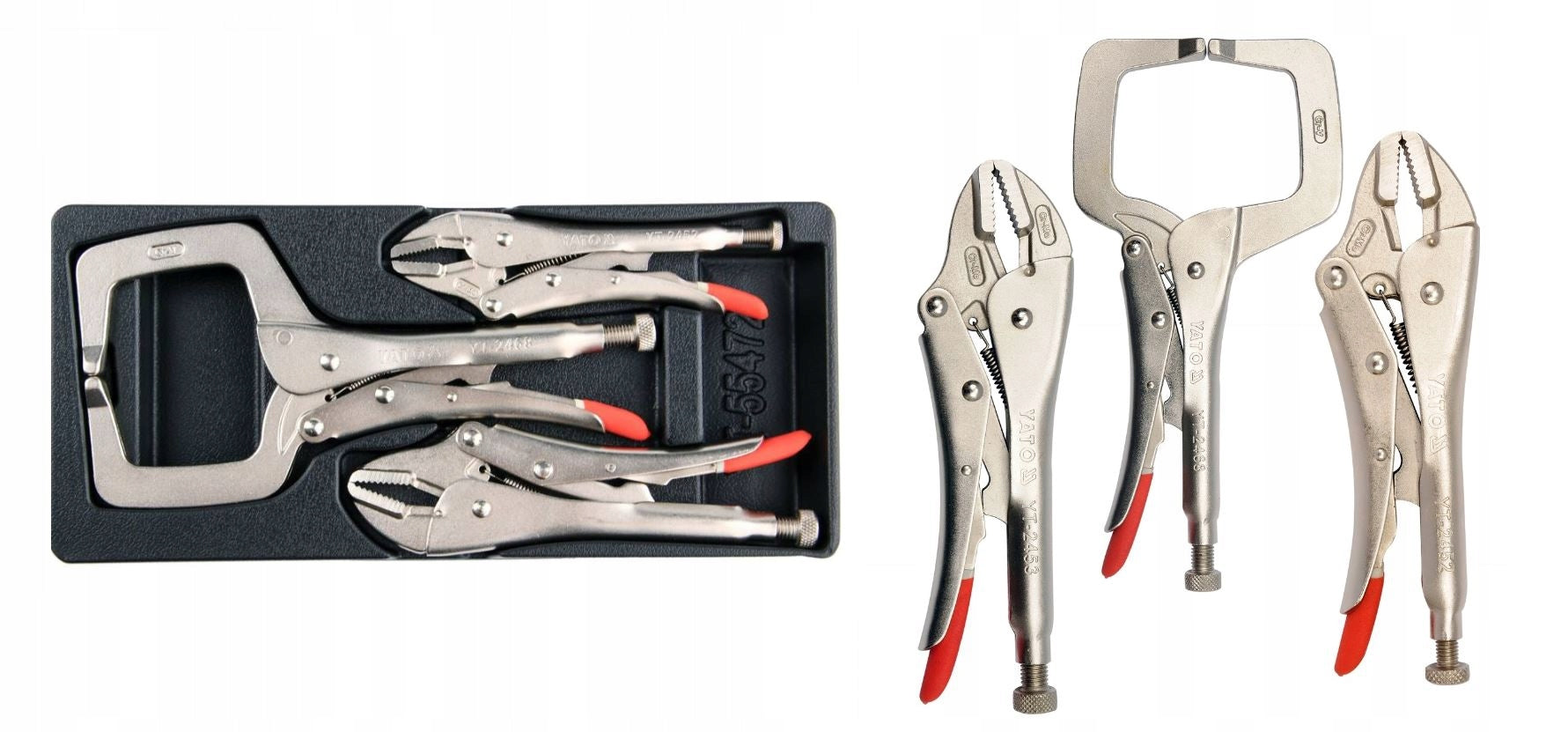 Replių rinkinys Yato 55472, 3 vnt.