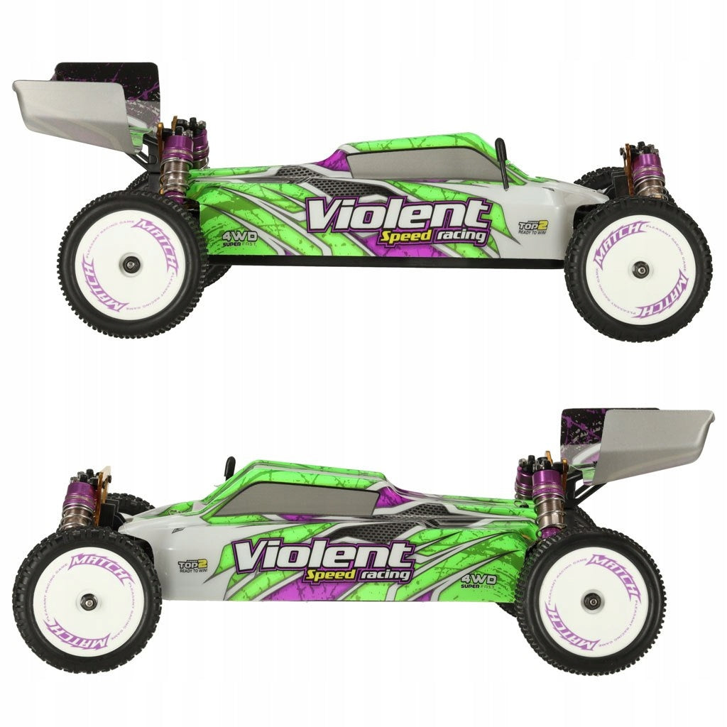 WLToys 104002 RC auto 1:10 4WD, 60 km/h, 2,4 GHz, 7,4 V 3000 mAh, dosah 100