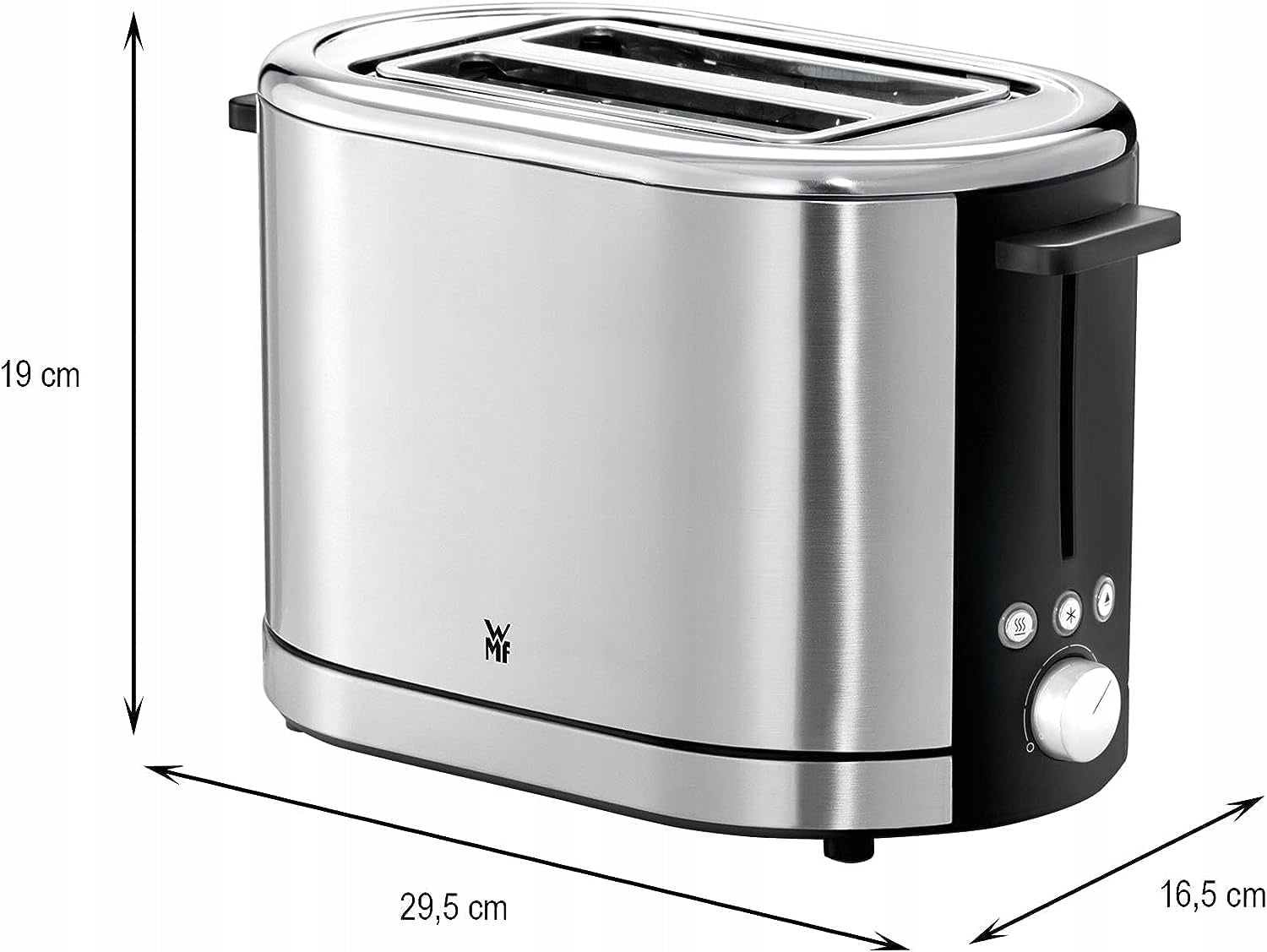 WMF WMF Lono Stainless Steel Toaster Silver 900W Packaging status original
