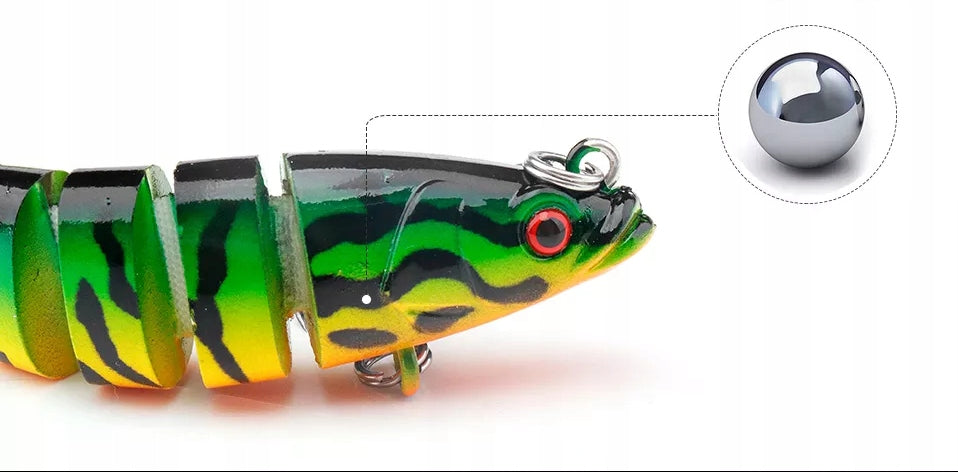 WOBBLER BROKEN F146 GREEN REALISTIC LURE FOR PIKES/SANDERS Model FFG-512592