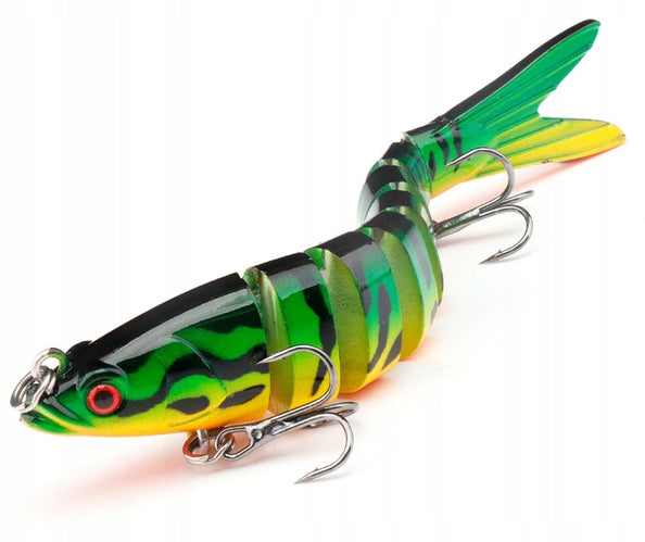WOBBLER BROKEN F146 GREEN REALISTIC LURE FOR PIKES/SANDERS