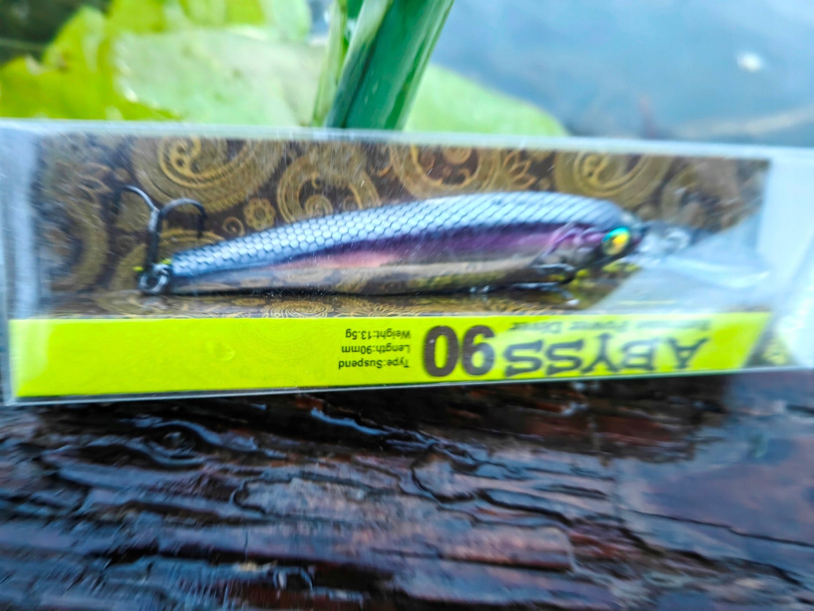 WOBBLER SINKING DAMIKI ABYSS 90 mm 13 g. - 3M for zander and pike #03 Manufacturer code ABYSS 90 -03
