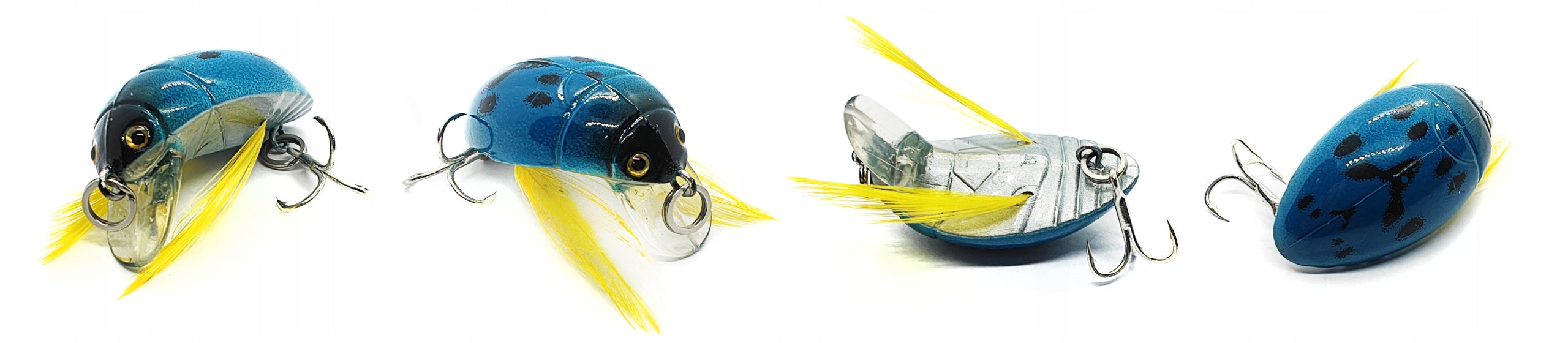 WOBBLER Smużak BEETLE 4cm 4g beetle floating - perch ego chub BLUE Manufacturer code GF-BEETLE-4