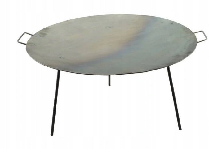 WOK PAN FOR FIRE 55cm THICK SHEET METAL 3 GRILL
