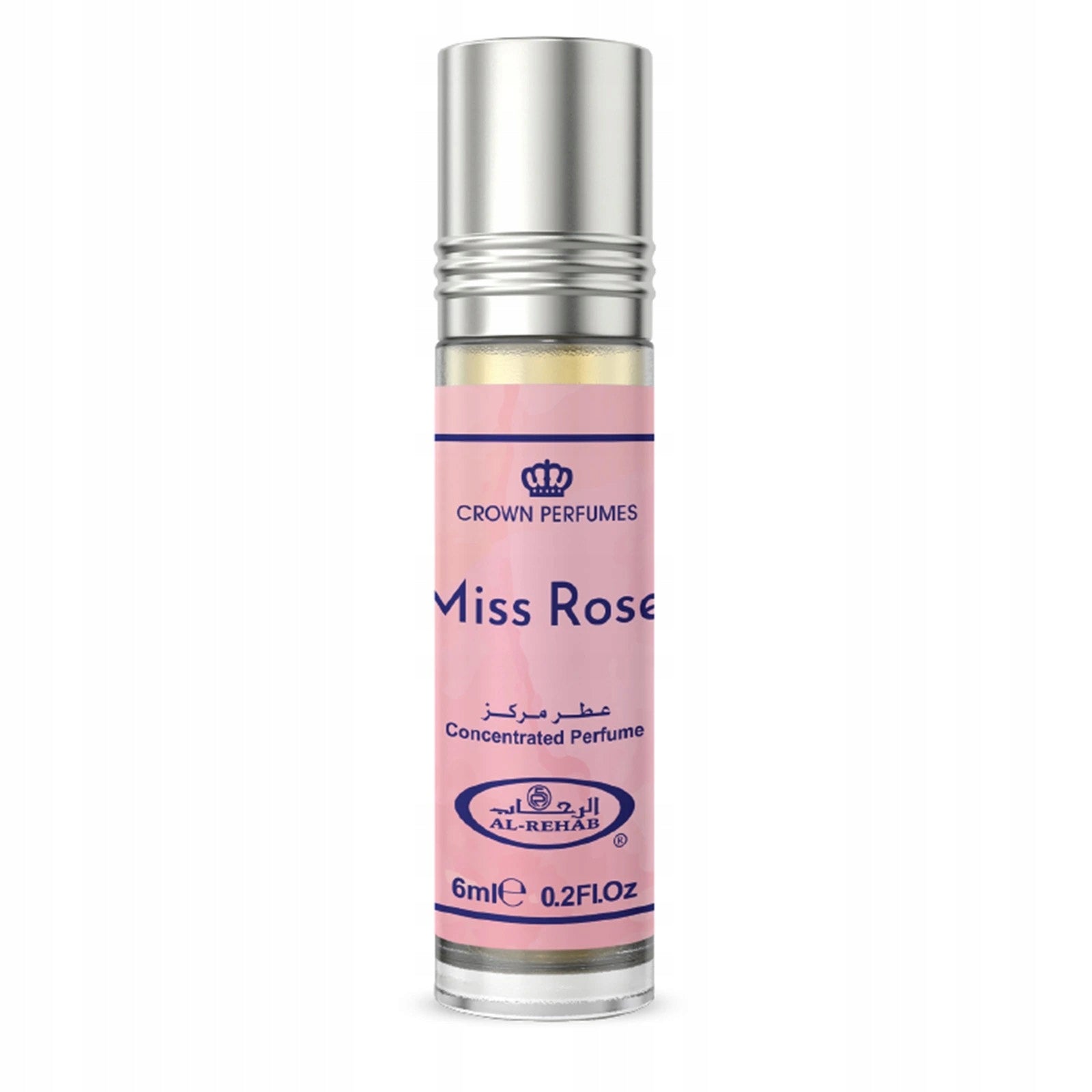 WOMEN'S ARABIC PERFUME AL-REHAB MISS ROSE IN ORIENTAL OIL + 2 SAMPLES Packaging status original