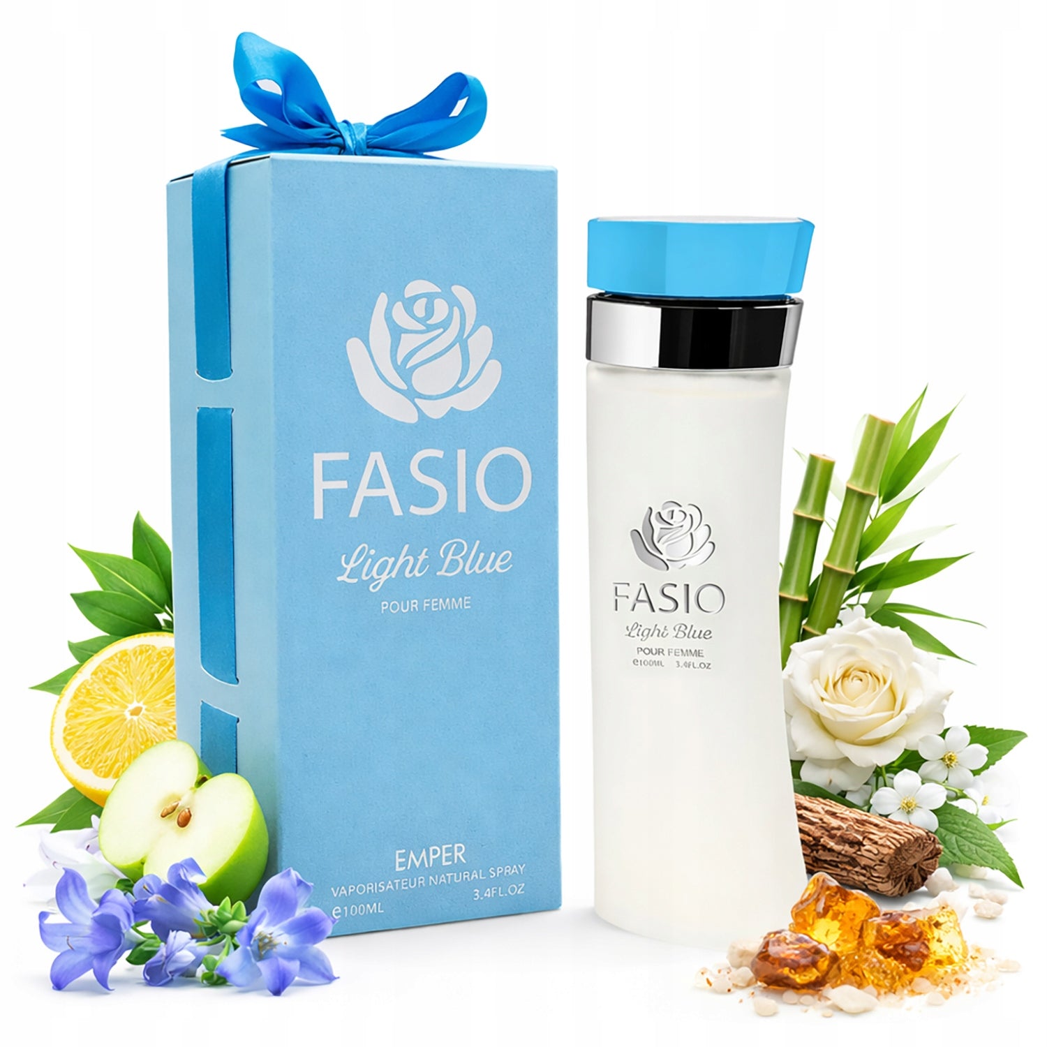WOMEN'S ARABIC PERFUME Emper Fasio Light Blue Perfumed Water 100 ml