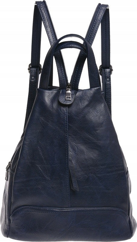 WOMEN'S BACKPACK 2IN1 WOMEN'S BACKPACK FOR WORK navy blue