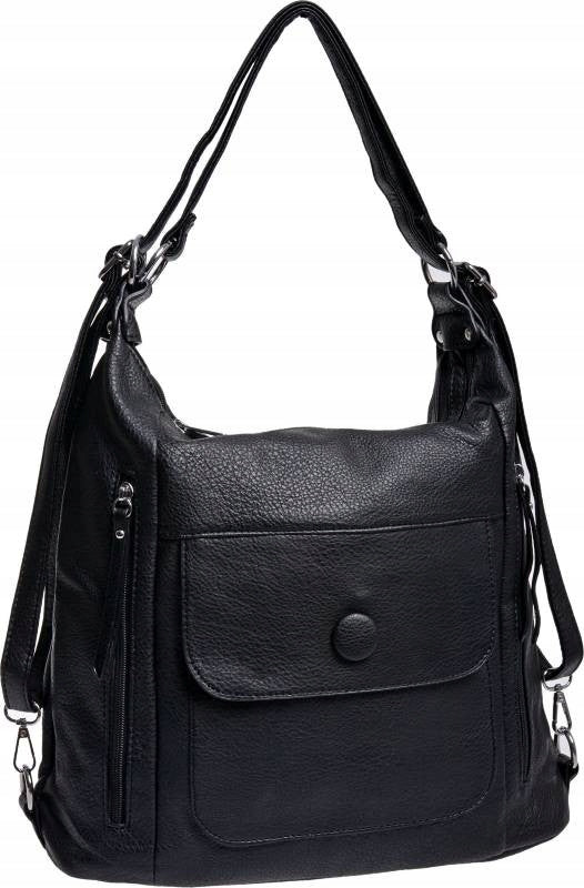 WOMEN'S BACKPACK BAG SPACIOUS WOMEN'S BAG black Brand no brand